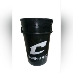 CHAMPRO 6 Gallon Bucket of 44 Baseballs with Padded Lid